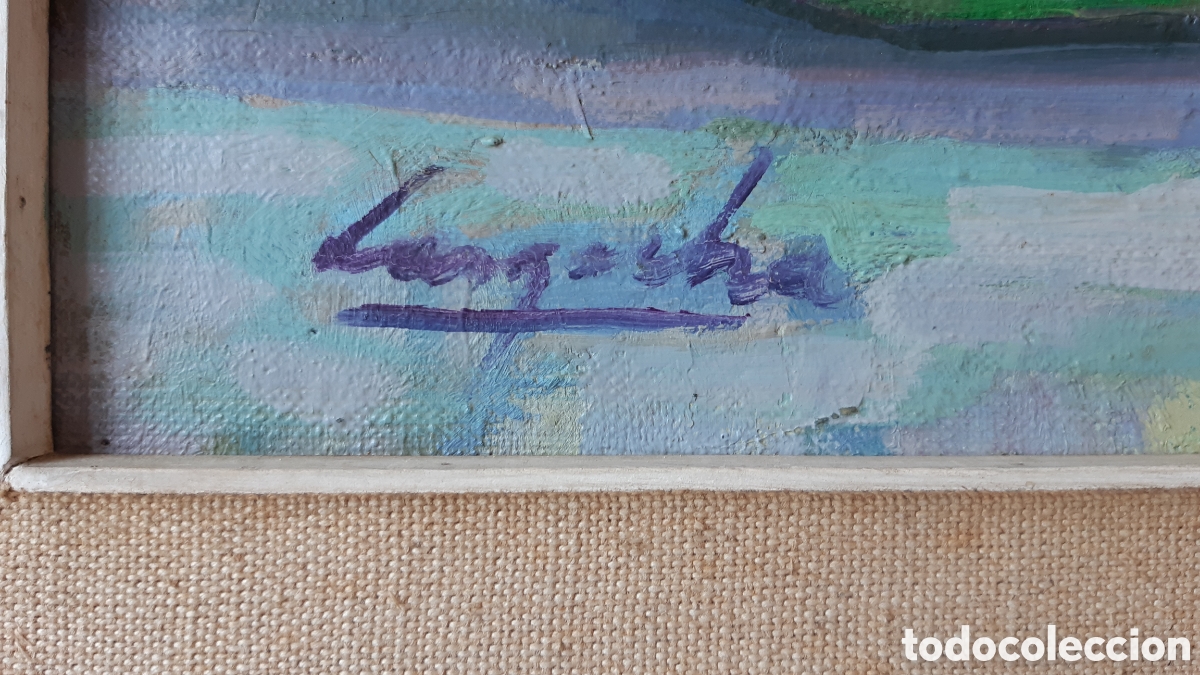 Arte: &Oacute;leo sobre lienzo de Largacha - Foto 2