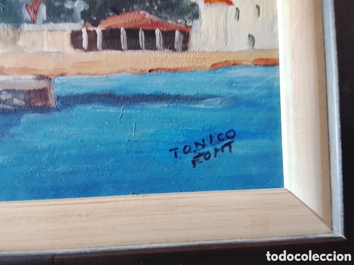 Arte: Paisaje de Cadaqu&eacute;s. Lienzo. - Foto 2