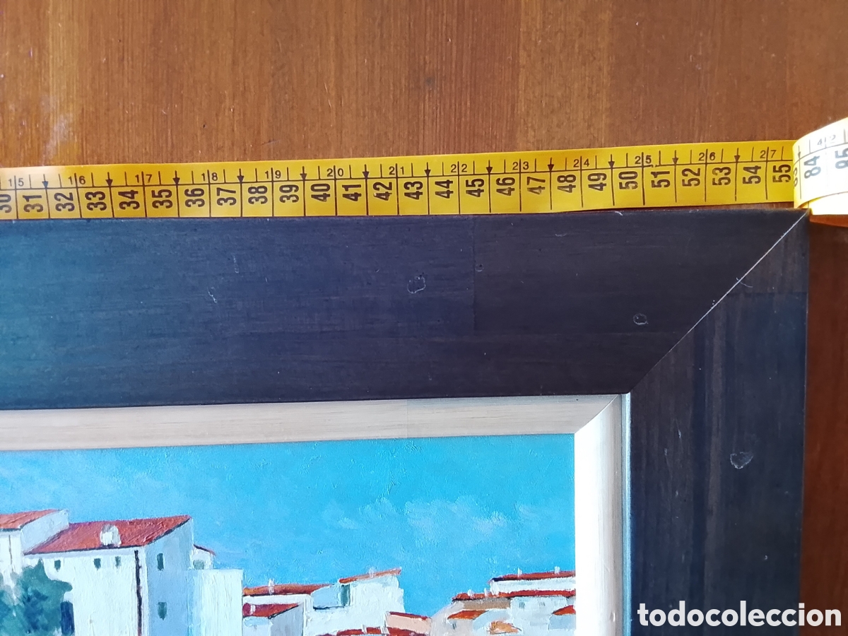 Arte: Paisaje de Cadaqu&eacute;s. Lienzo. - Foto 5
