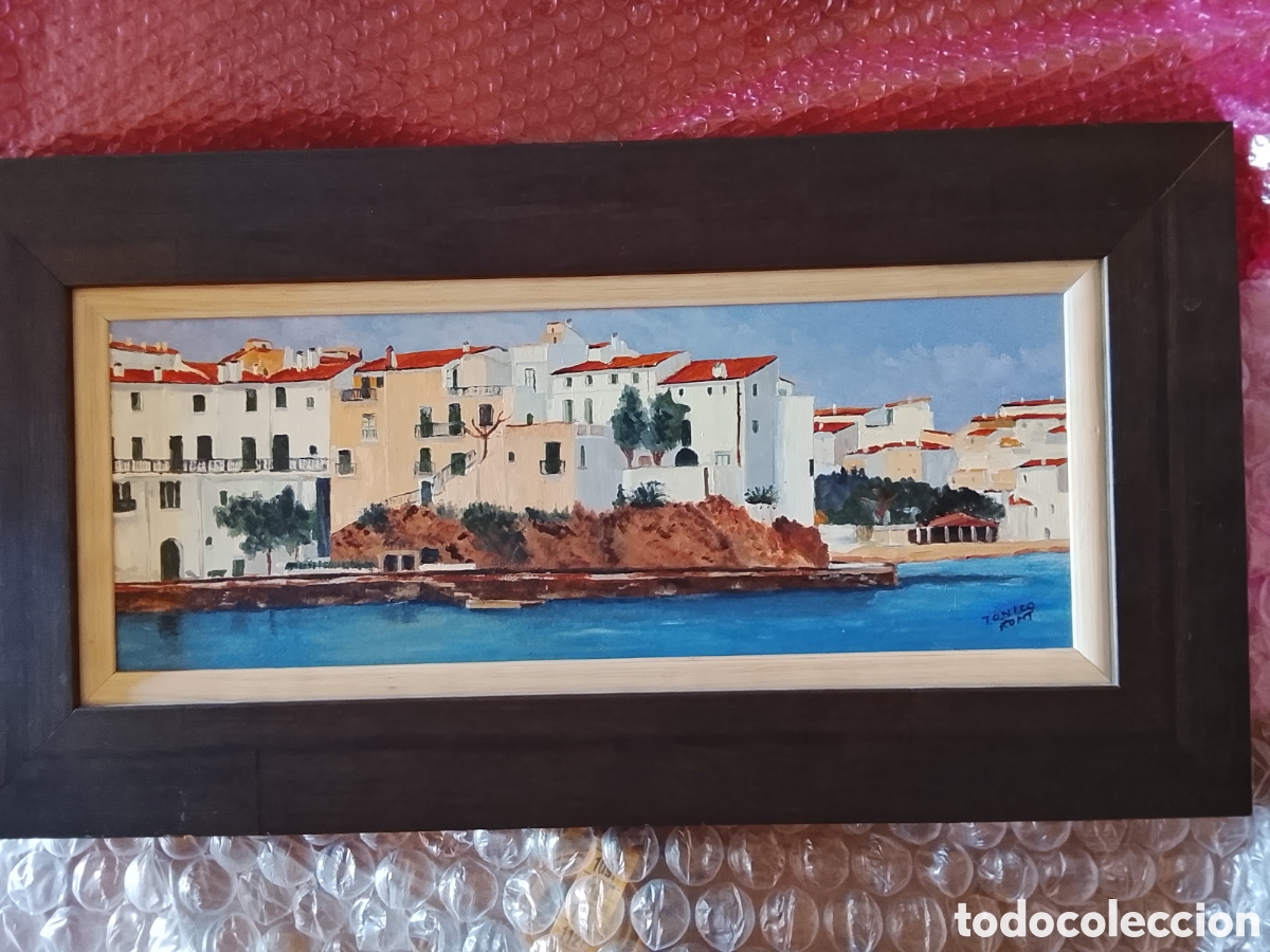 Arte: Paisaje de Cadaqu&eacute;s. Lienzo. - Foto 7