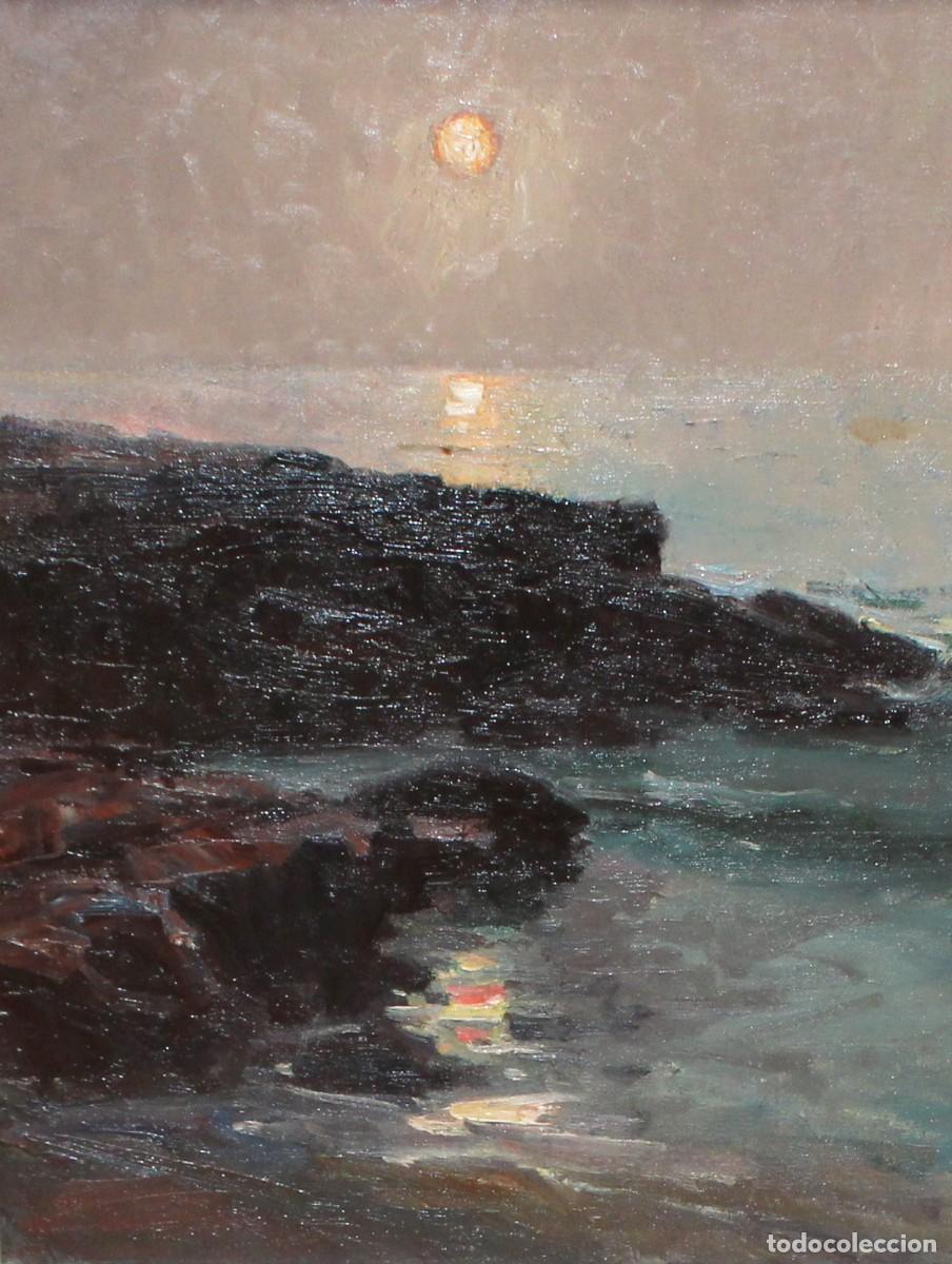 Arte: AGUSTIN ALEGRE MONTFERRER (Santa Eulalia del Campo, 1936) OLEO TELA DEL A&Ntilde;O 1975. CONTRALUZ
