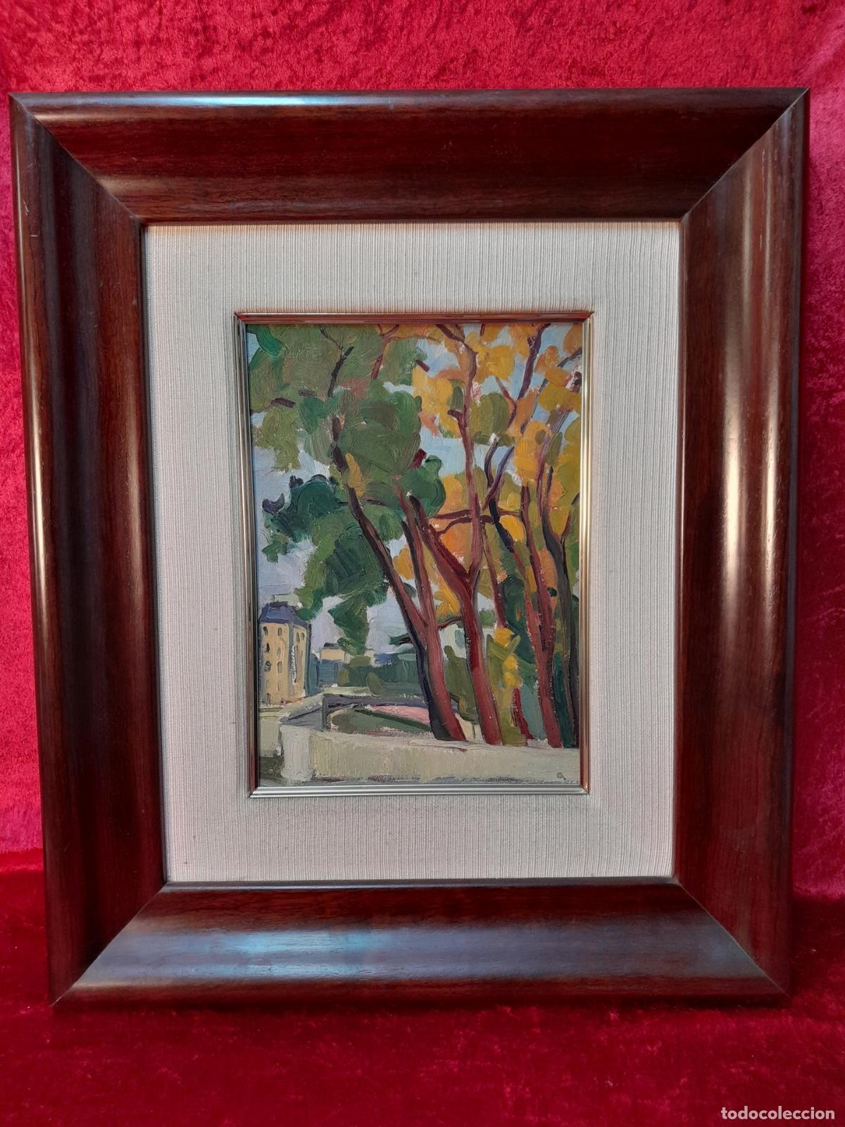 Art: C-2032. &Oacute;LEO SOBRE TABLA. PAISAJE. MEDIADOS S. XX.