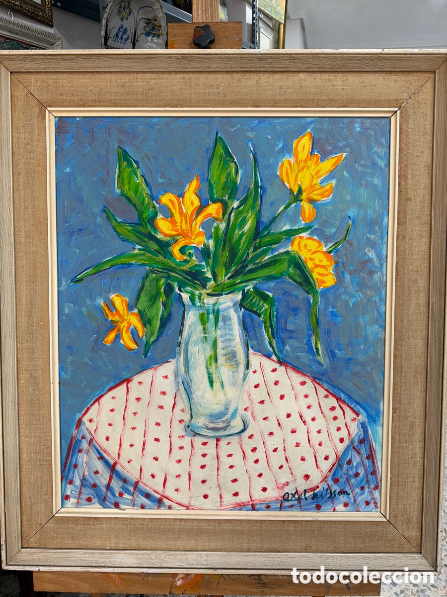 Arte: AXEL NILSSON. &ldquo;Florero&rdquo;. &Oacute;leo