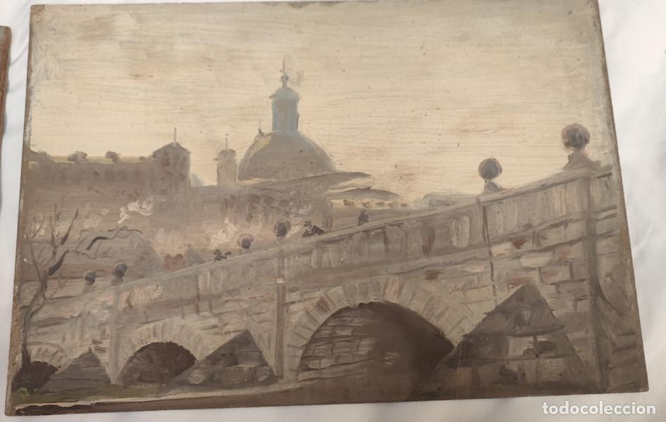 Arte: PINTURA SOBRE CARTON DURO, NO TIENE FIRMA, VER DESCRICION, 1&ordm;