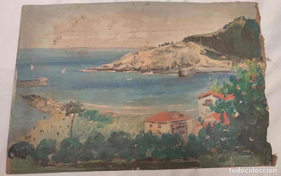 Arte: PINTURA SOBRE CARTON DURO, NO TIENE FIRMA, VER DESCRICION, 2&ordm;