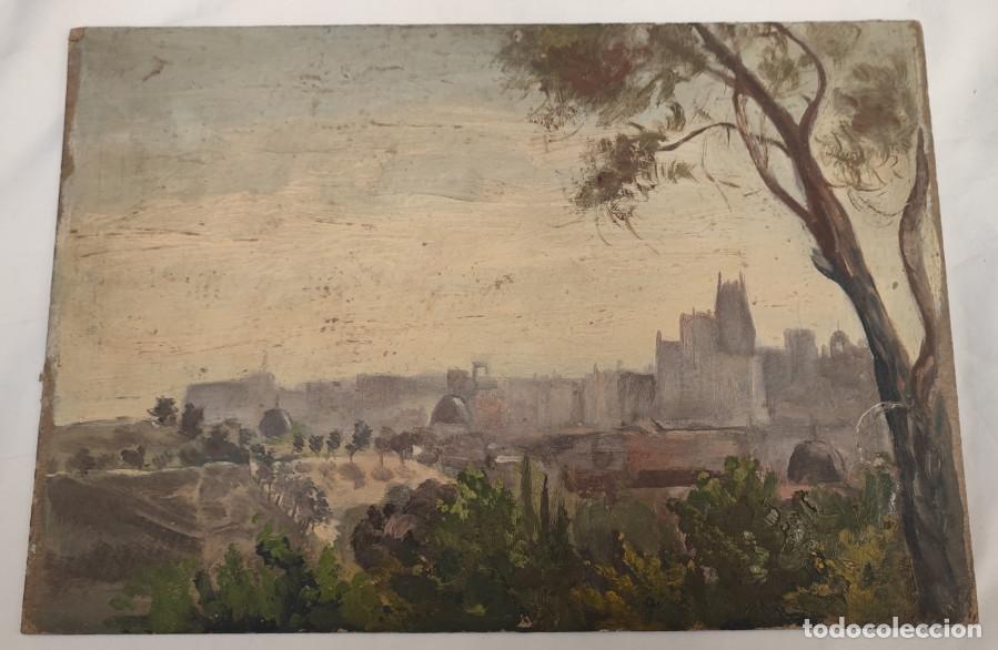 Arte: PINTURA SOBRE CARTON DURO, NO TIENE FIRMA, VER DESCRICION, 4&ordm;