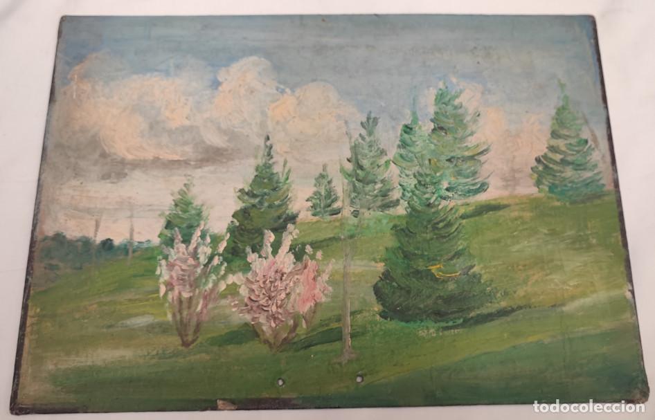 Arte: PINTURA SOBRE CARTON DURO, NO TIENE FIRMA, VER DESCRICION, 6&ordm;
