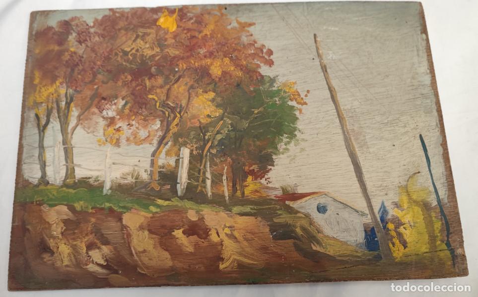 Arte: PINTURA SOBRE TABLE, NO TIENE FIRMA, VER DESCRICION, 8&ordm;, VALDECONEJOS OTO&Ntilde;O