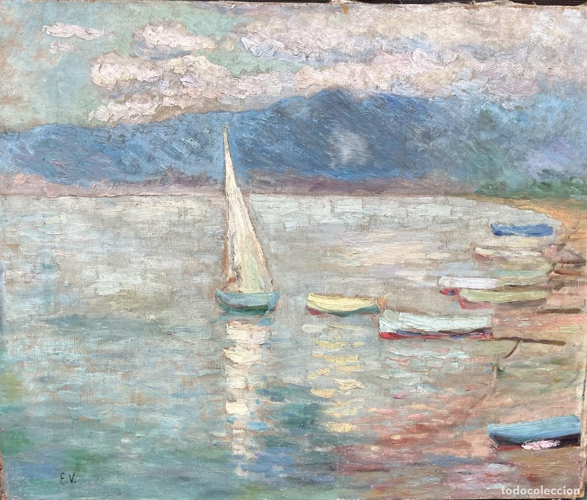 Arte: VAIL Eug&egrave;ne Lawrence (1857-1934) Atribuido. Pintor Estadounidense/frances - &Oacute;leo sobre tela.