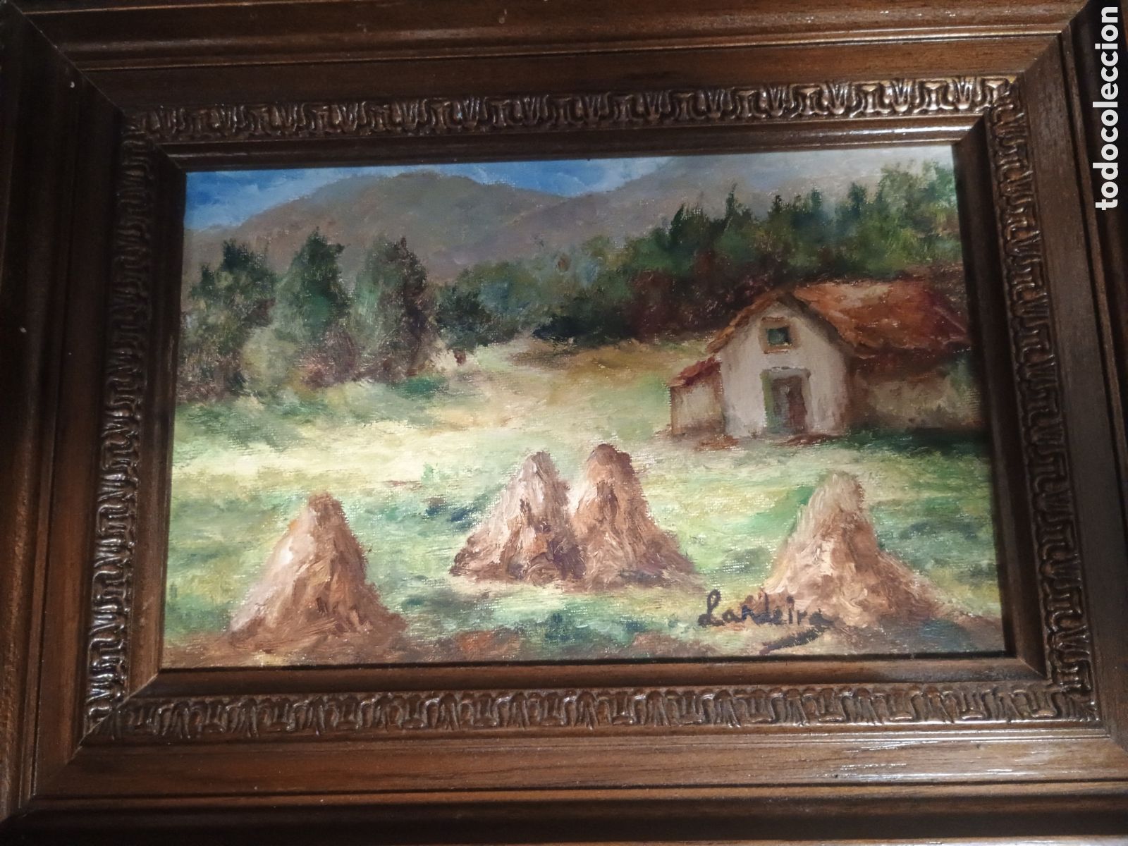 Arte: LANDEIRO CUADRO 30 X 15 PAISAJE