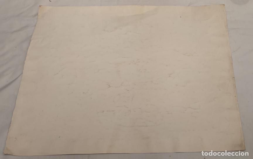 Arte: PINTURA ORIGINAL ACUARELA SOBRE LAMINA, AUTOR MAURO, HACIA 1973, BARCAS Y MAR
