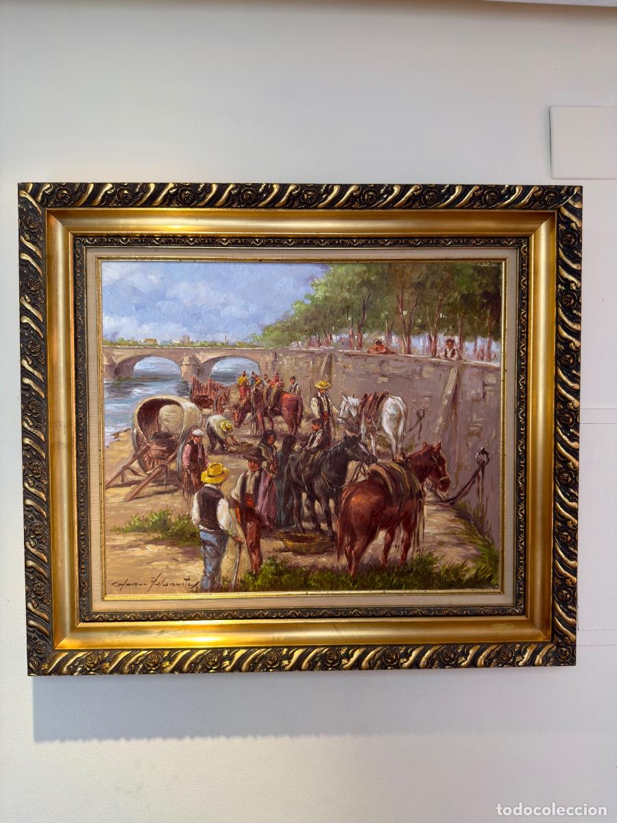 Kunst: Colomer Talamantes - Compra de ganado en el cauce del R&iacute;o Turia (Valencia)