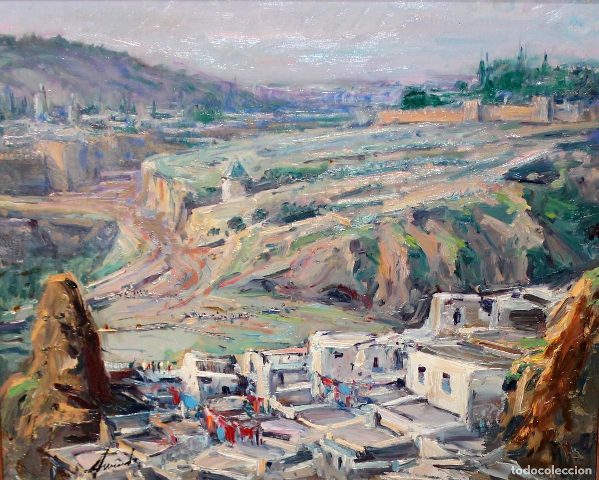 Arte: FRANCISCO ARNEDO LINARES (1926-2015) OLEO SOBRE TELA. PAISAJE