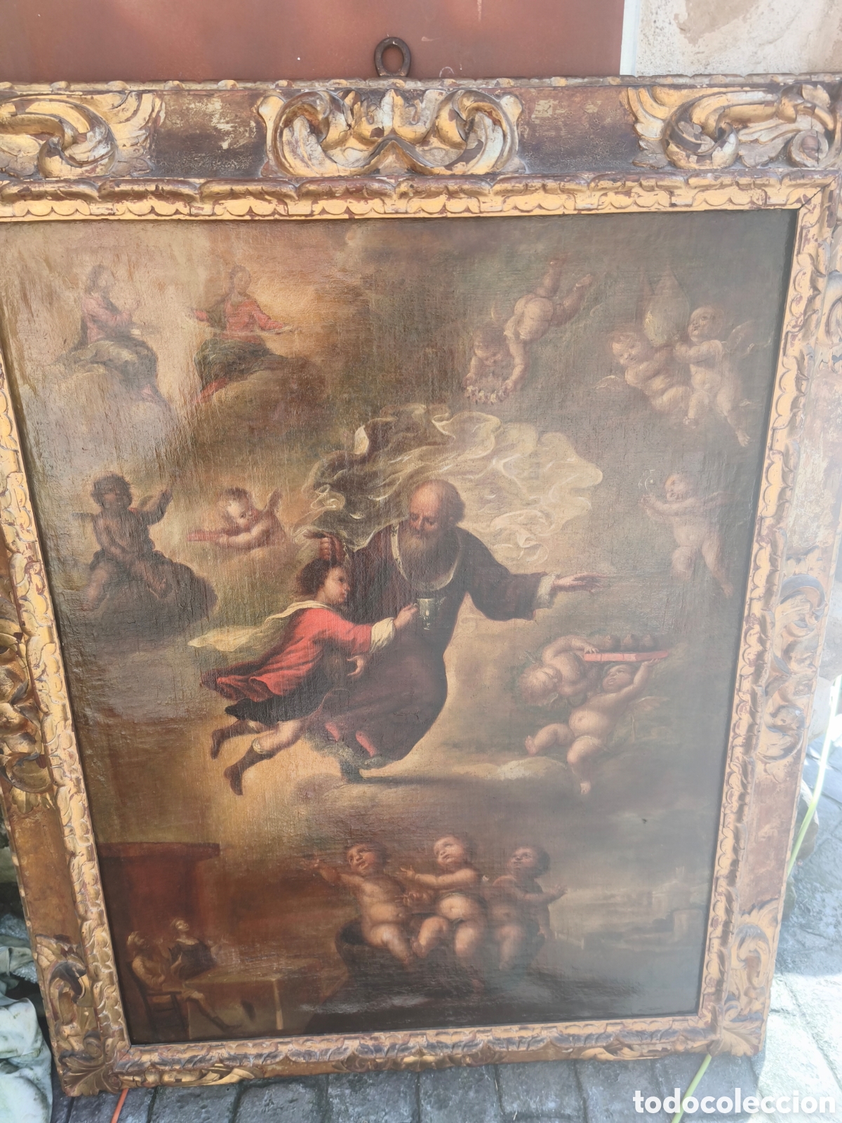 Arte: San Nicol&aacute;s de Bari Italia siglo XVII