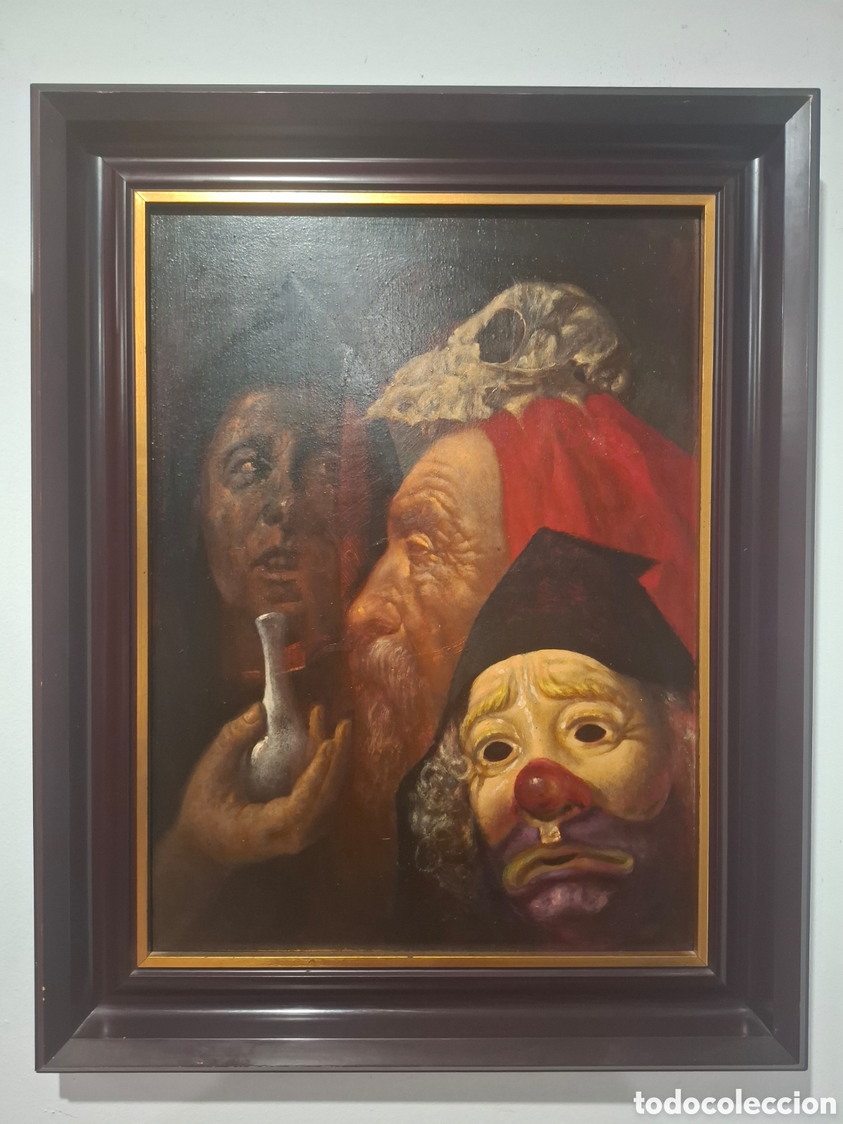 Kunst: Oleo sobre tabla sin firma aparente 72x57