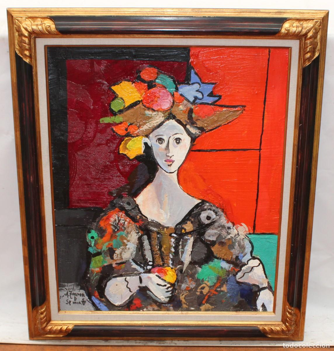 Arte: MIQUEL TORNER DE SEMIR (SANTA PAU, GERONA, 1938) ACRILICO SOBRE TELA. COMPOSICION FIGURATIVA