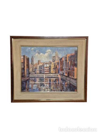 Arte: Gainza Napal - &Oacute;leo sobre Lienzo - Casas del Rio O&ntilde;ar (Girona)