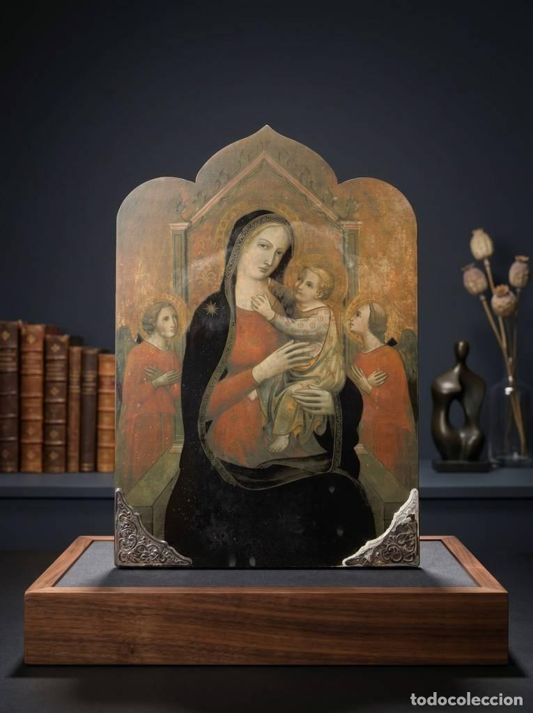 Arte: PINTURA DE VIRGEN Y NI&Ntilde;O