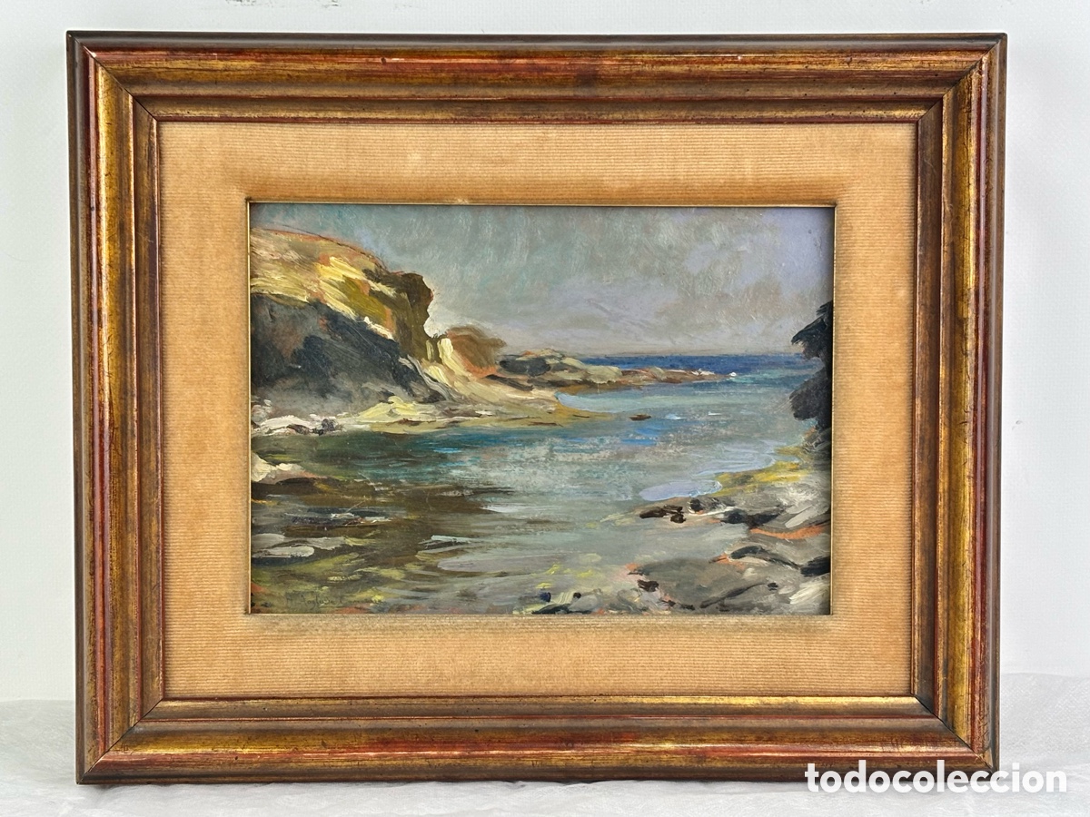 Arte: HERMENEGILDO ANGLADA CAMARASA- &Oacute;LEO SOBRE TELA- &ldquo;COSTA&rdquo;