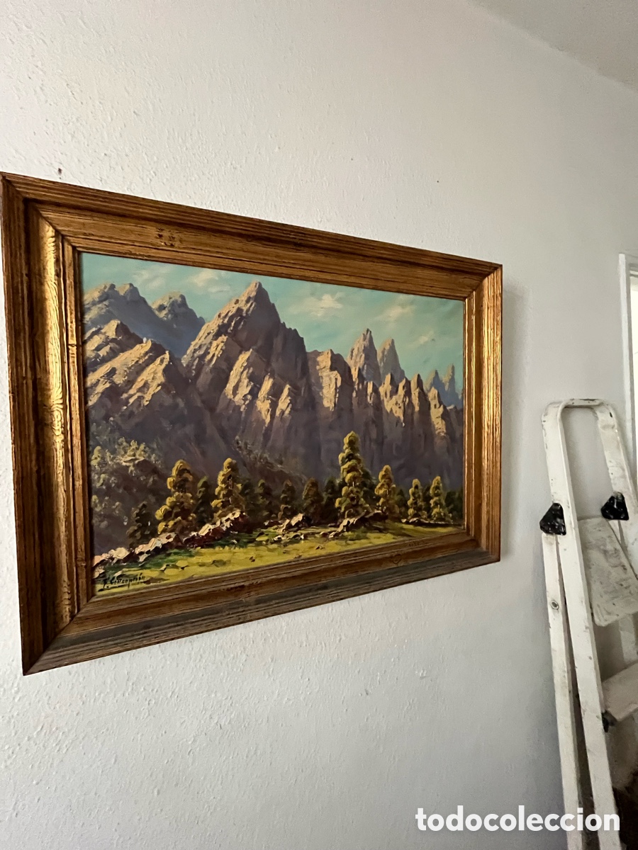 Arte: Cuadro al &oacute;leo del pintor francisco concepcion