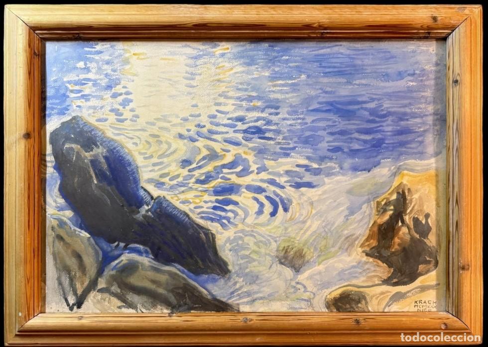 Arte: EJNAR ROEPSTORFF KRAGH (1903-1981) - UNA CALA EN NIZA