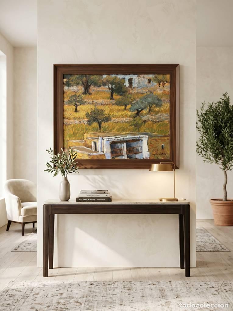 Arte: CUADRO PAISJE CASITA DE CAMPO