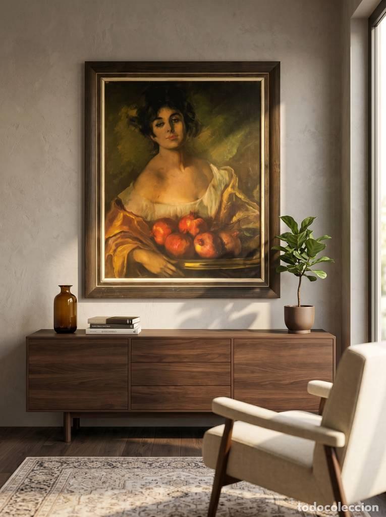 Arte: CUADRO MUJER CON FRUTERO