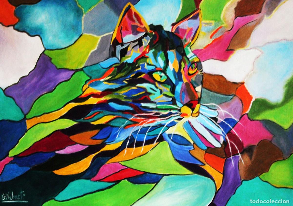Arte: Gato obra de Mercedes Gilaberte