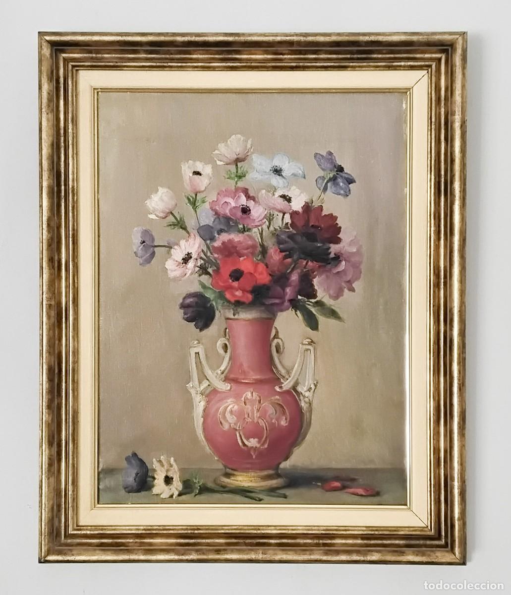 Kunst: An&eacute;monas, de Jos&eacute; Nogales Sevilla, &oacute;leo sobre lienzo, firmado