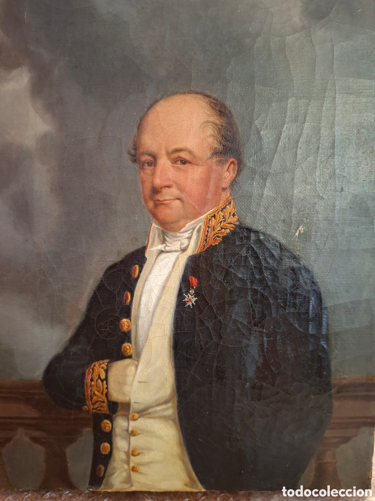 Arte: RETRATO FRANC&Eacute;S &Eacute;POCA CONSULADO / IMPERIO. FECHADO 1803. &Oacute;LEO SOBRE LIENZO