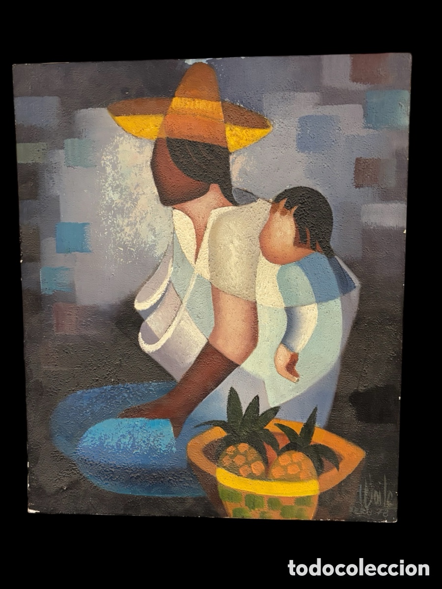 Arte: Bonito cuadro peruano. 1978. Firmado.