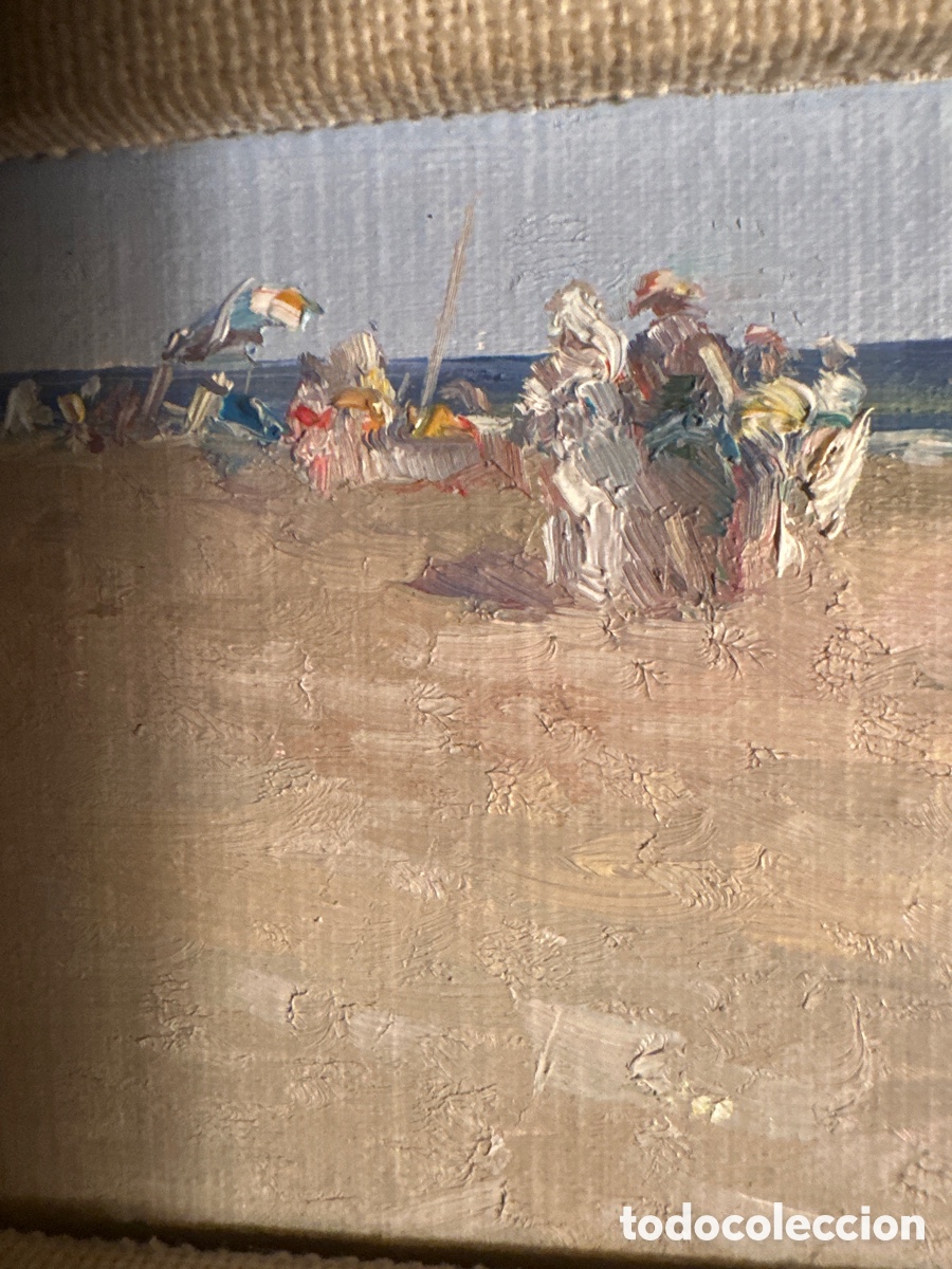 Arte: playa de valencia la malvarrosa . jose luis checa - Foto 2