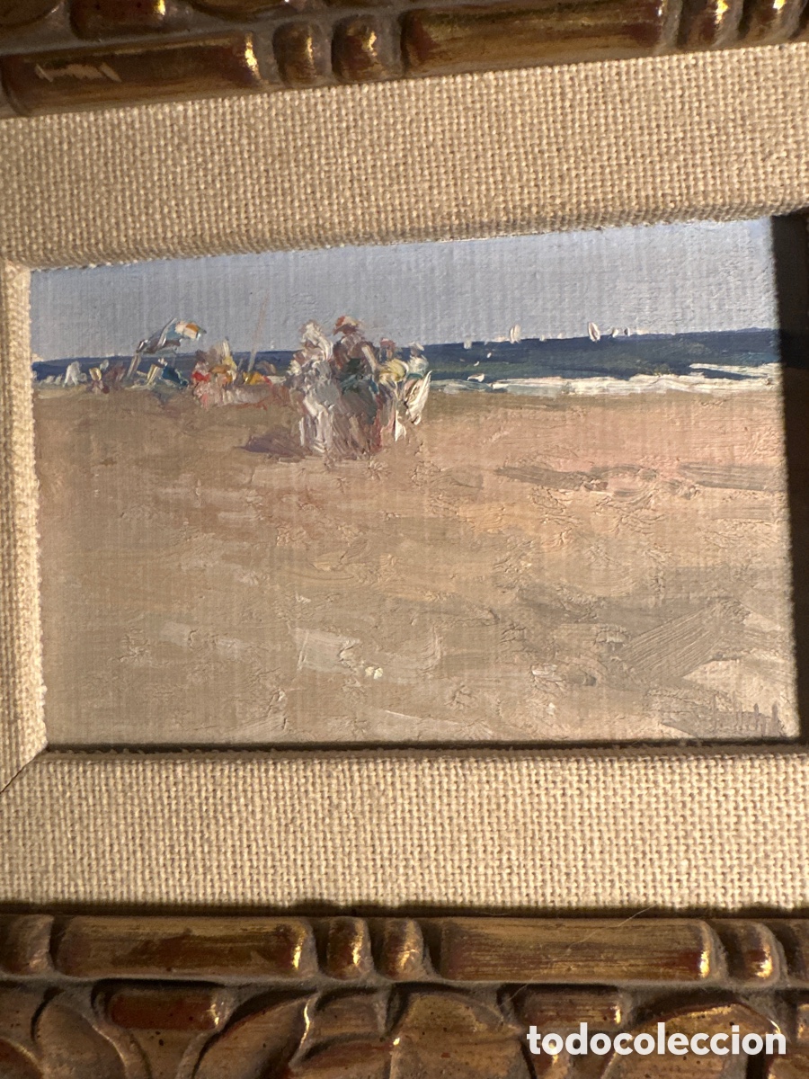 Arte: playa de valencia la malvarrosa . jose luis checa - Foto 1