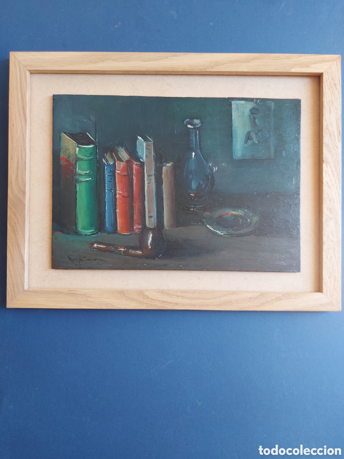 Arte: ESPINOSA &rdquo;EL ESTUDIO DEL ARTISTA&rdquo; OLEO EPOCA