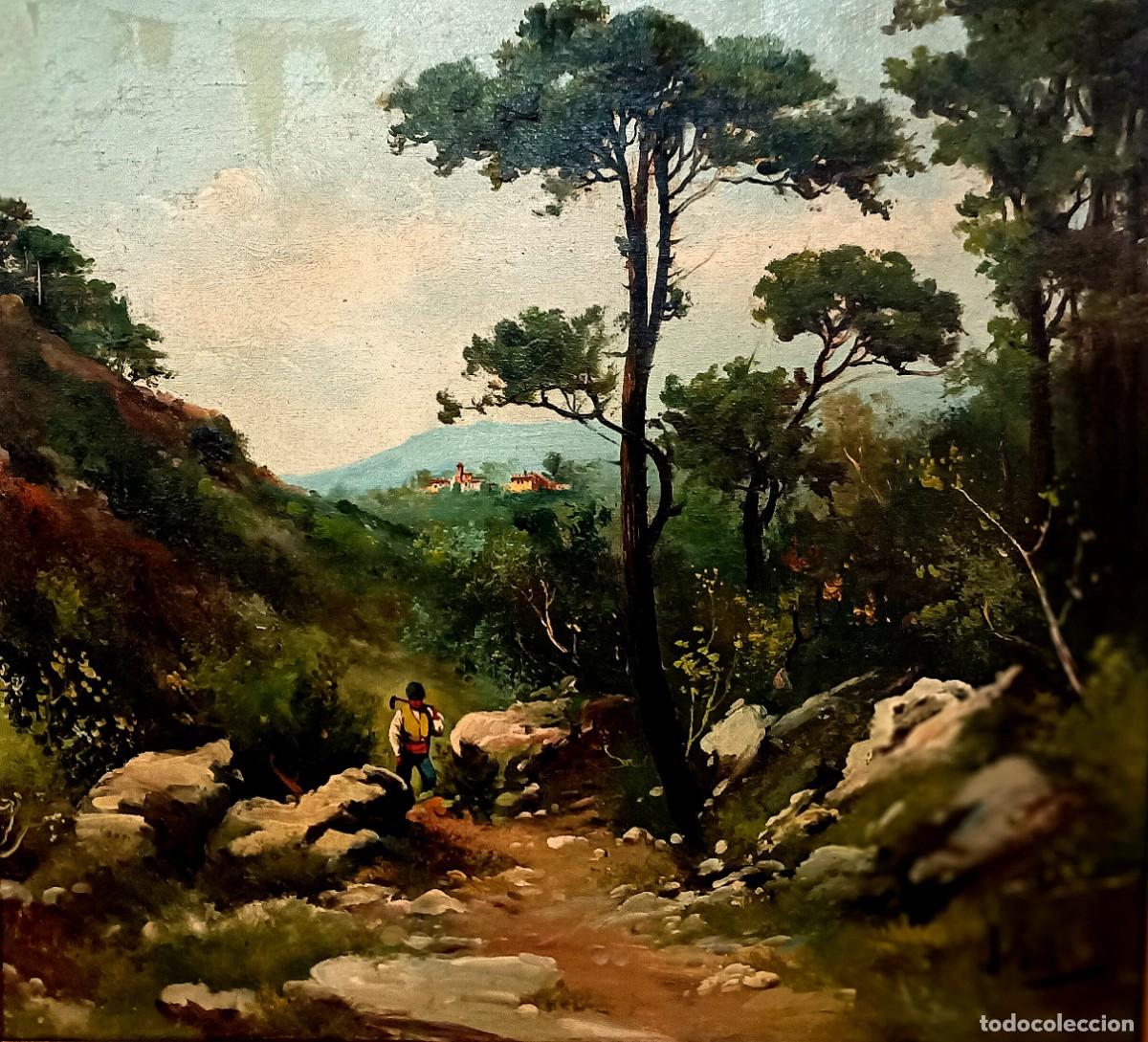 Arte: J.GIL PAISAJE CON PERSONAJE