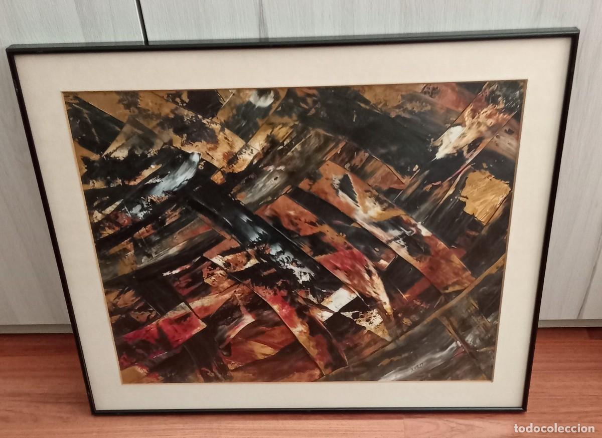 Arte: oleo sobre carton. de Joan Ferrer. firmado Xuan. 34 x 44 cm.