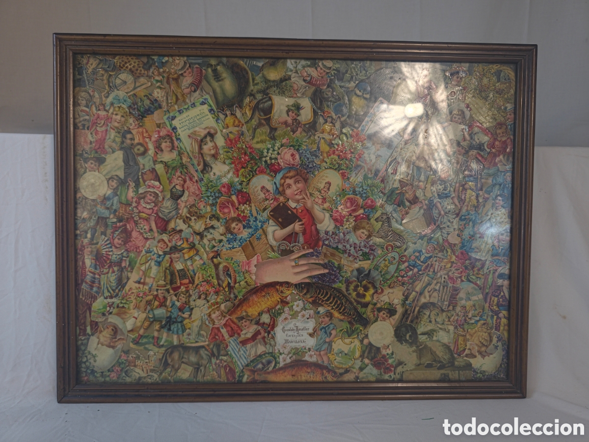 Arte: Composici&oacute;n de Cromos de la Casa Ametller - Foto 3