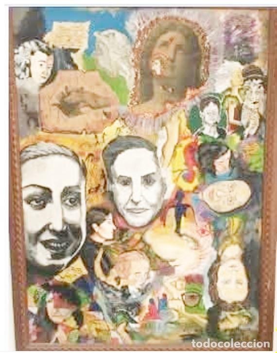 Arte: &rdquo;HOMENAJE A LA MUJER&rdquo; Oleo sobre lienzo. 1989. JJ Santos Rivas.
