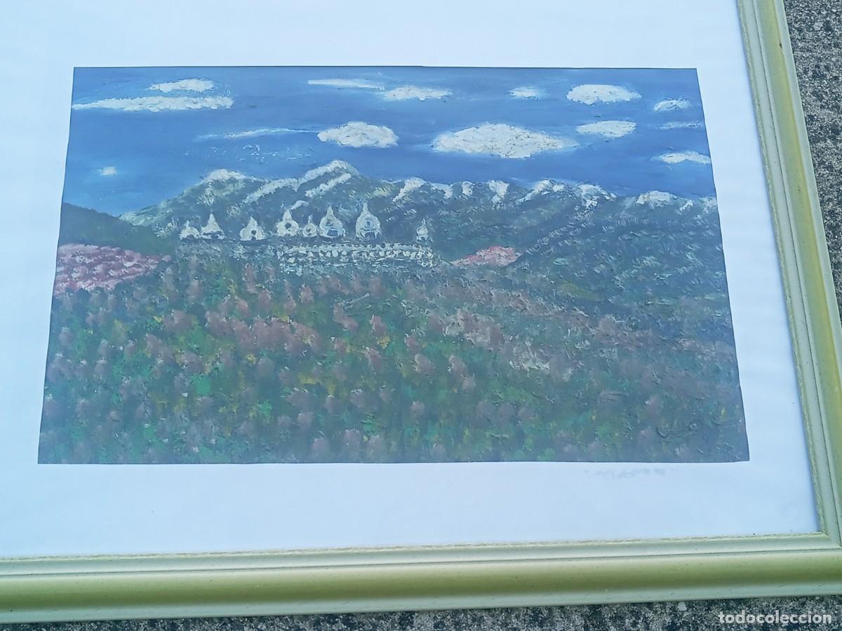 Arte: BONITO CUADRO OLEO PAISAJE DEL PINTOR SERRANO. ( ALFONSO. VEGA )