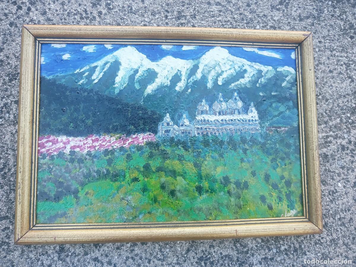 Arte: BONITO CUADRO OLEO PAISAJE DEL PINTOR SERRANO. ( ALFONSO. VEGA )