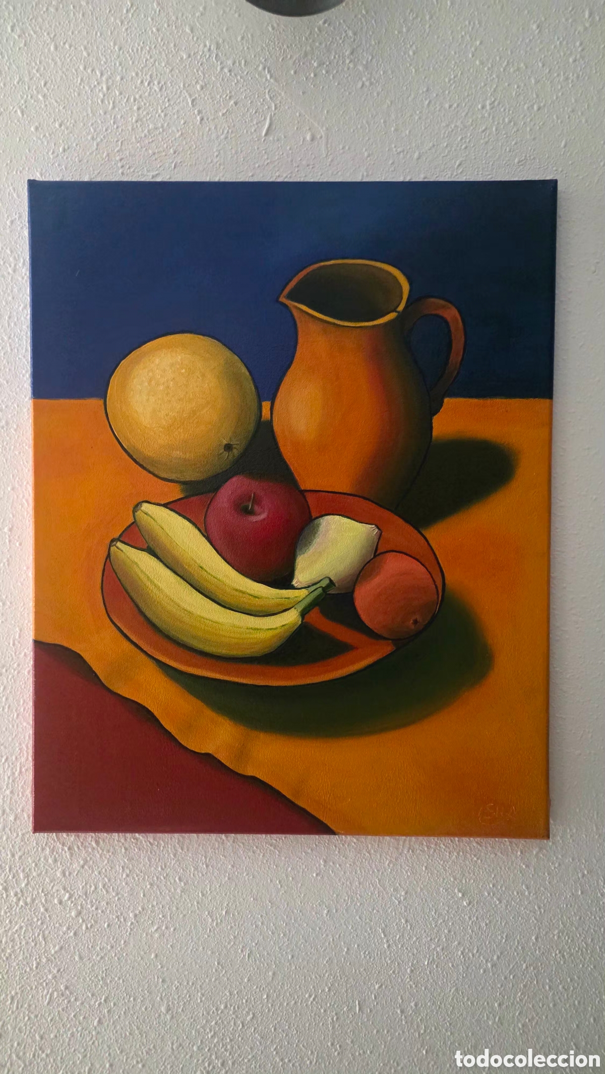 Arte: &rdquo;Naturaleza muerta en contraste&rdquo; 40x50 &oacute;leo sobre lienzo.
