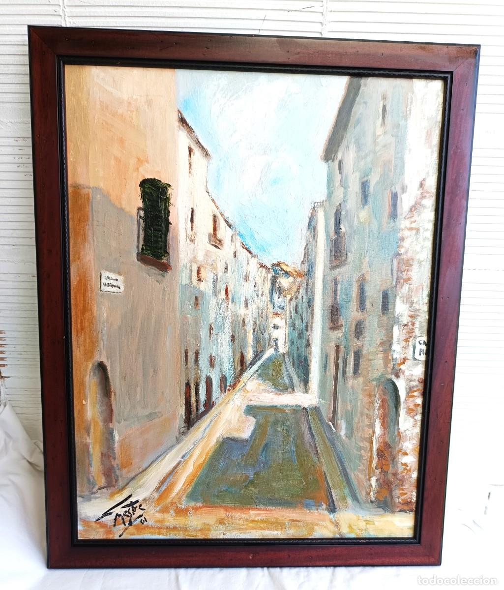 Arte: &Oacute;leo sobre lienzo - Mestre - 2001 - Paisaje urbano, Mediterr&aacute;neo - Espa&ntilde;a