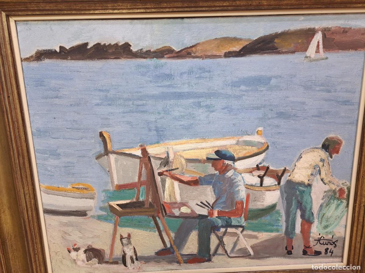 Arte: Jordi Curos Figuras en el puerto