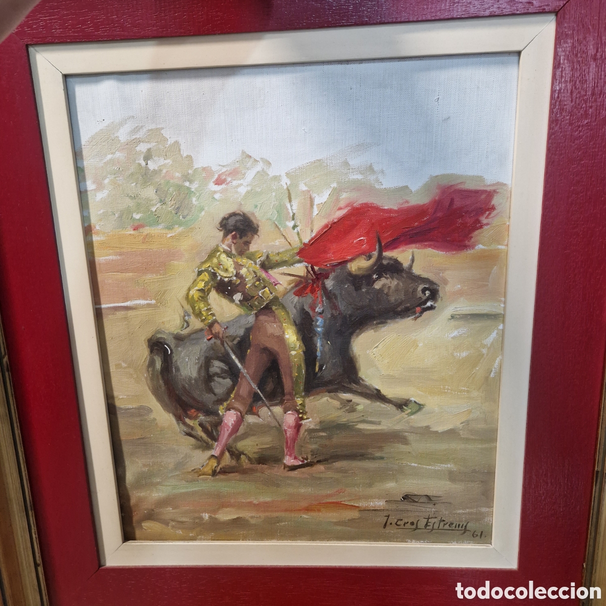 Arte: &Oacute;leo original Jos&eacute; Cros Estrems 1961