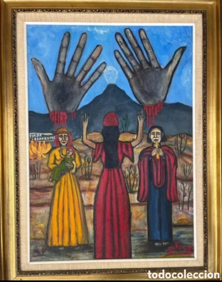 Arte: &Oacute;leo original del pintor venezolano Salvador Valero