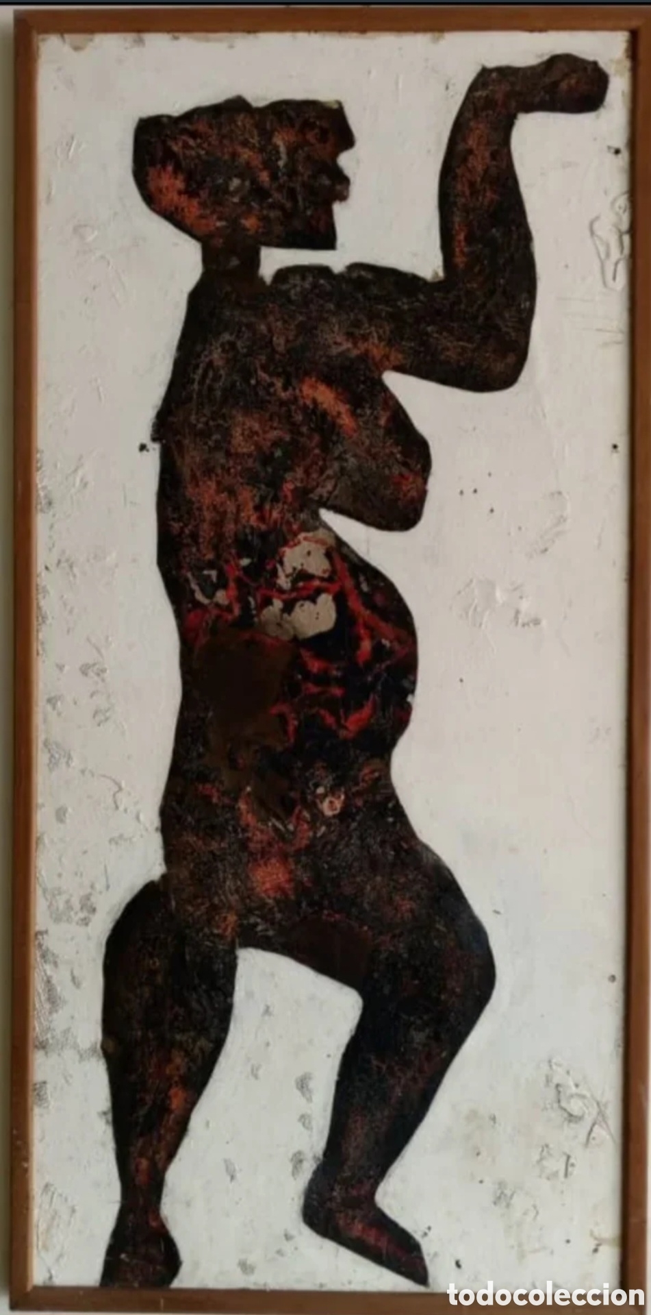 Arte: Cuadro grande del pintor chileno D&aacute;maso Ogaz