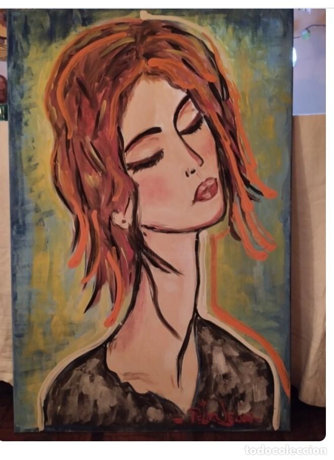 Arte: Acr&iacute;lico sobre lienzo . Retrato mujer . Impresionismo/ fauvismo . Un espacio de luz