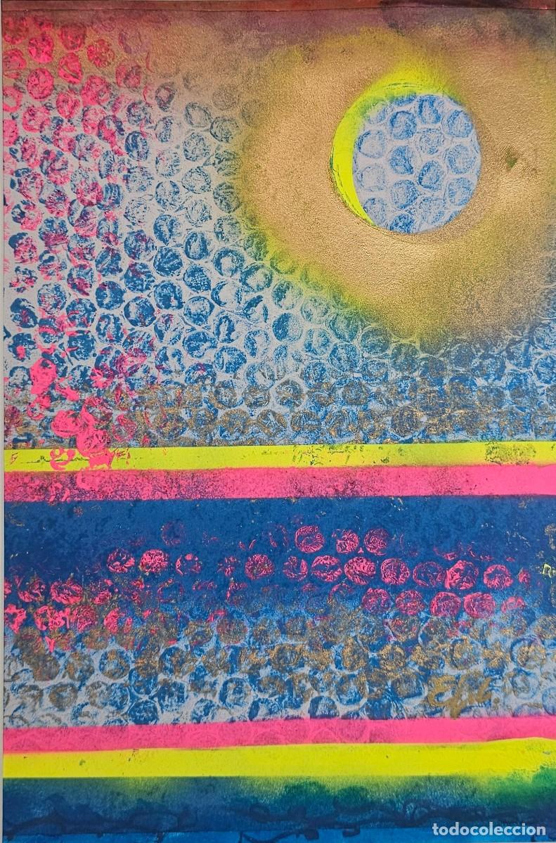 Arte: Obra gr&aacute;fica original / Original Art Print &ndash; Eva Felice &ndash; &ldquo;Cartas a la luna XIV / Moon Letter XIV &rdquo;