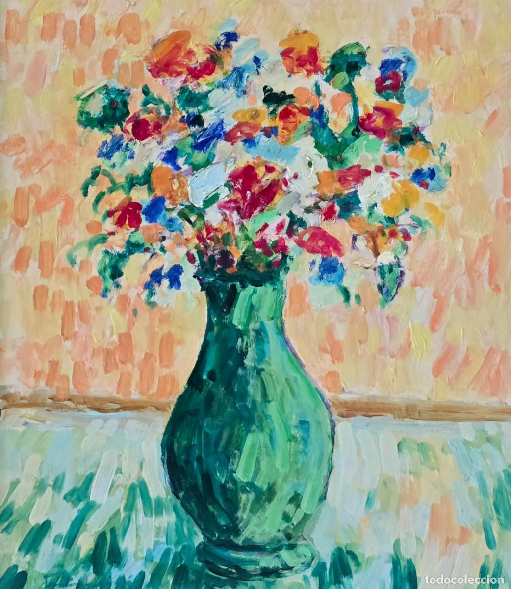 Arte: &Oacute;leo sobre tabla de Domingo Abell&oacute; (1917)