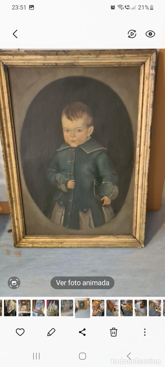 Arte: &Oacute;leo sobre lienzo antiguo